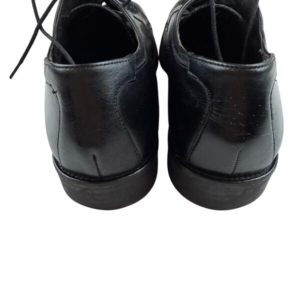 Johnston & Murphy Black Leather Cap Toe Oxford Mens 11M main image 7